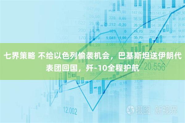 七界策略 不给以色列偷袭机会，巴基斯坦送伊朗代表团回国，歼-10全程护航
