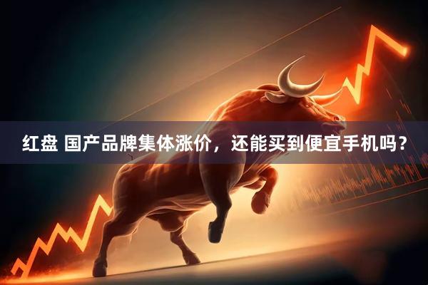 红盘 国产品牌集体涨价，还能买到便宜手机吗？
